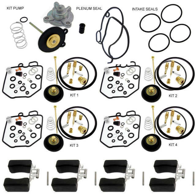 Honda gl1100 goldwing 4 carb carburetor rebuild kits